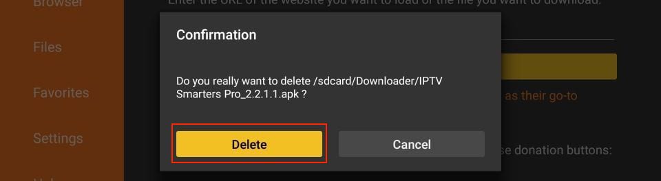 Delete APK File After Install