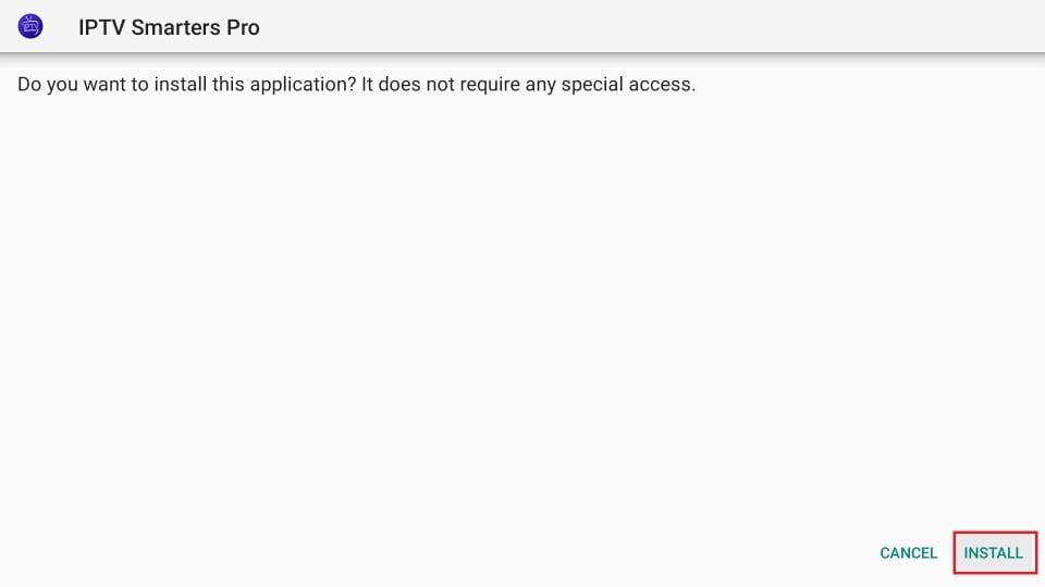 Install IPTV Smarters App