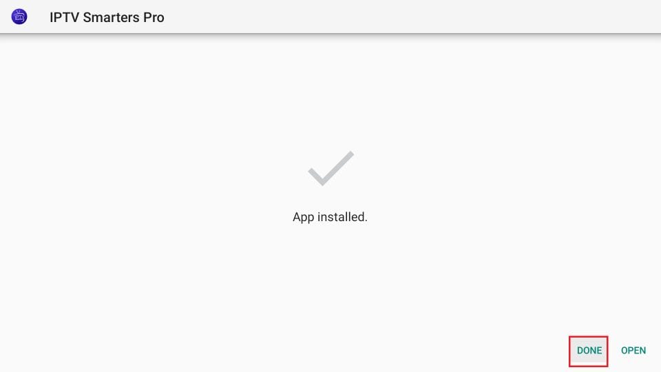 Install IPTV Smarters App